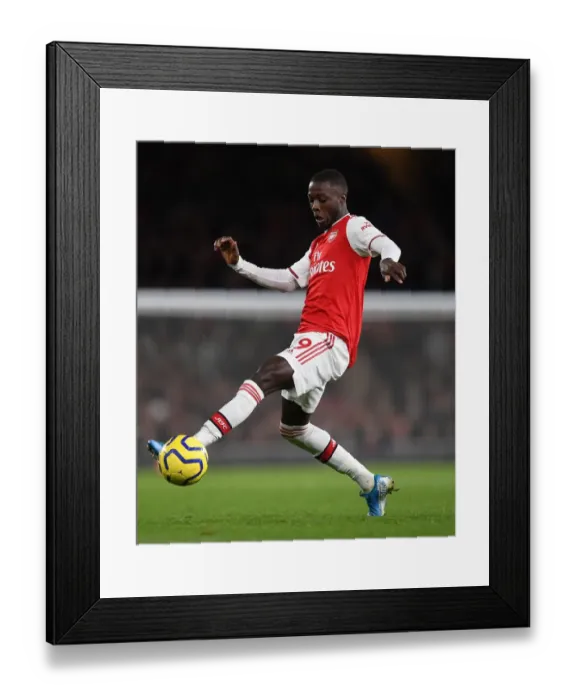 Framed Print : Arsenal's Nicolas Pepe in Action Against Brighton & Hove Albion, Premier League 2019-20 Framed Print : Arsenal's Nicolas Pepe in Action Against Brighton & Hove Albion, Premier League 2019-20