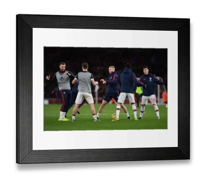 Framed Print : Arsenal FC: Half Time Training with Sam Wilson during Arsenal v Brighton & Hove Albion, Premier League 2019-20 Framed Print : Arsenal FC: Half Time Training with Sam Wilson during Arsenal v Brighton & Hove Albion, Premier League 2019-20