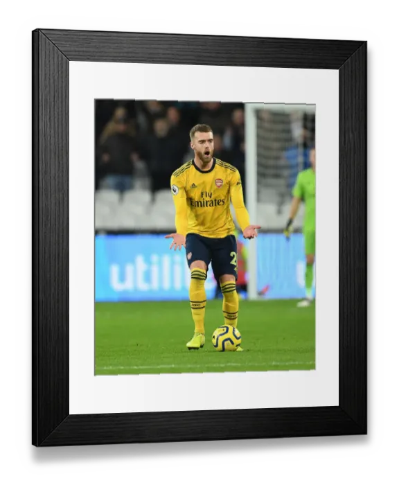 Framed Print : Arsenal vs. West Ham United: Premier League Battle at London Stadium (December 2019)