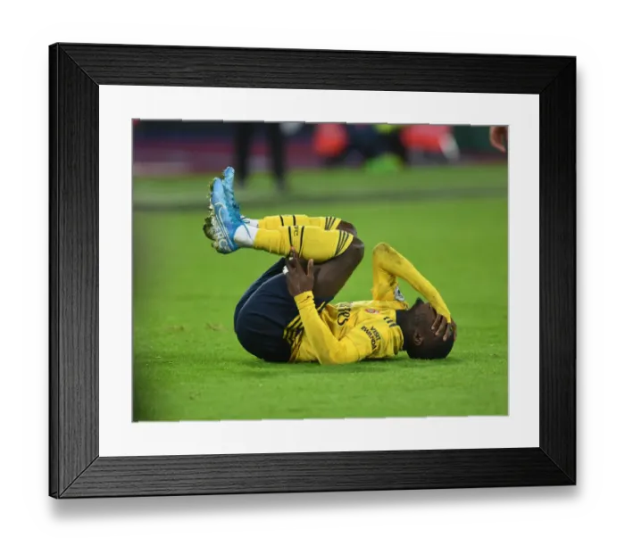Framed Print : Pepe in Action: Premier League Clash between Arsenal and West Ham United, 2019-2020 Framed Print : Pepe in Action: Premier League Clash between Arsenal and West Ham United, 2019-2020