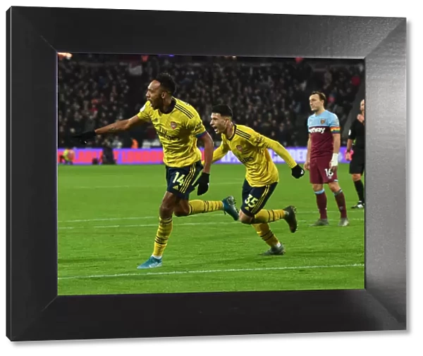 Arsenal's Aubameyang and Martinelli: Unstoppable Duo Net Third Goal vs. West Ham United (Premier League 2019-20)