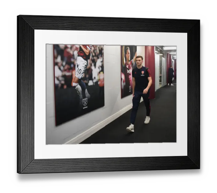 Framed Print : Arsenal's Kieran Tierney Ready for West Ham Clash in Premier League Showdown Framed Print : Arsenal's Kieran Tierney Ready for West Ham Clash in Premier League Showdown