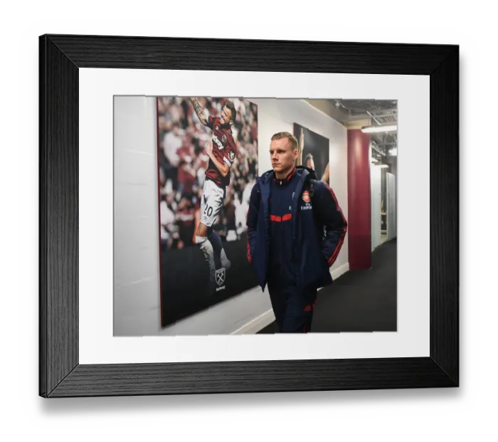 Framed Print : Arsenal's Bernd Leno Prepares for West Ham Clash in Premier League Showdown Framed Print : Arsenal's Bernd Leno Prepares for West Ham Clash in Premier League Showdown