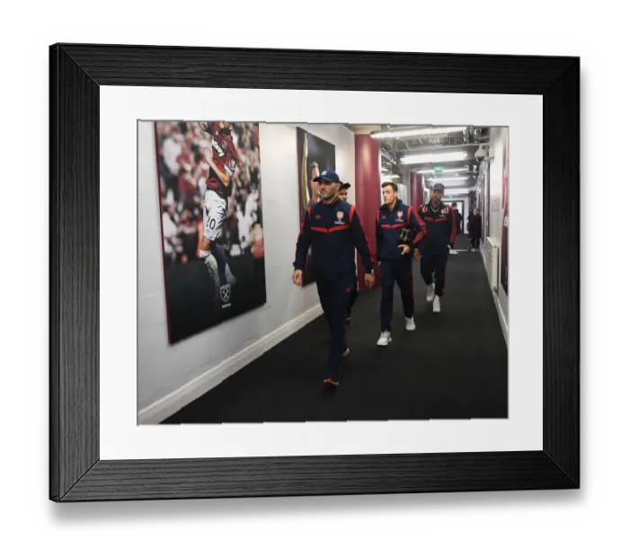 Framed Print : Arsenal's Sead Kolasinac Before West Ham United Clash (Premier League, London, 2019)