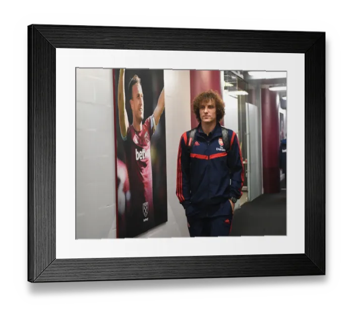 Framed Print : Arsenal's David Luiz Ready for West Ham Clash in Premier League Showdown Framed Print : Arsenal's David Luiz Ready for West Ham Clash in Premier League Showdown