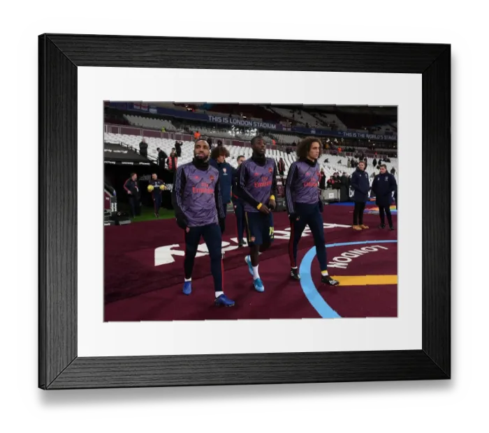 Framed Print : Arsenal Trio Ready for West Ham Clash: Lacazette, Pepe, Guendouzi Framed Print : Arsenal Trio Ready for West Ham Clash: Lacazette, Pepe, Guendouzi