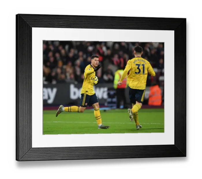 Framed Print : Martinelli's Debut Goal: Arsenal's Victory at West Ham United (Premier League 2019-20) Framed Print : Martinelli's Debut Goal: Arsenal's Victory at West Ham United (Premier League 2019-20)