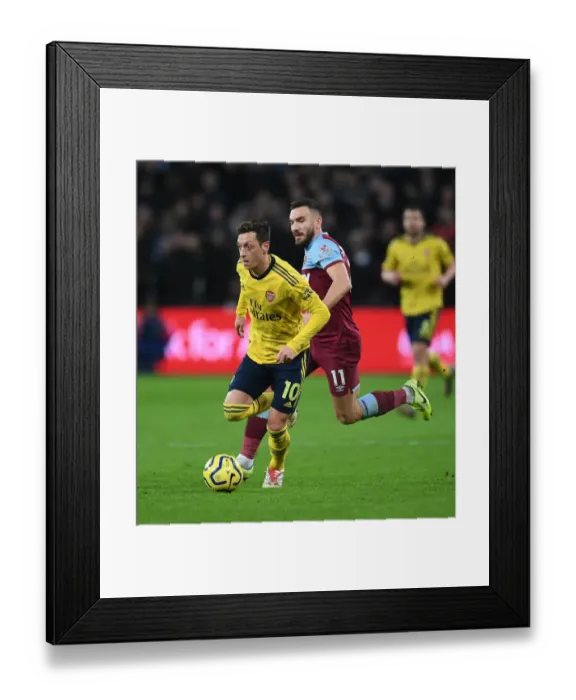 Framed Print : Mesut Ozil vs. Robert Snodgrass: Battle in the Premier League - West Ham United vs. Arsenal FC (December 2019) Framed Print : Mesut Ozil vs. Robert Snodgrass: Battle in the Premier League - West Ham United vs. Arsenal FC (December 2019)