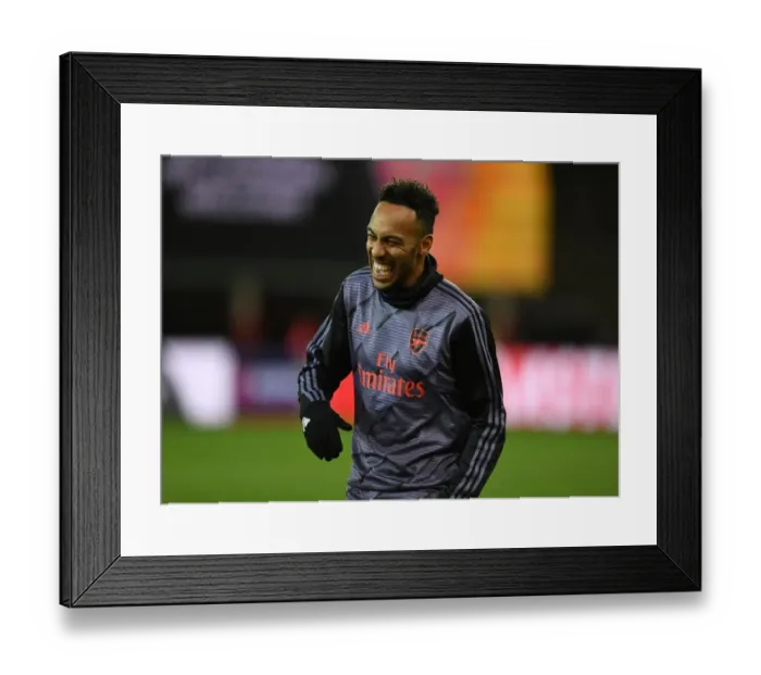 Framed Print : Aubameyang's Europa League Preparation: Arsenal Star Ready for Standard Liege Showdown Framed Print : Aubameyang's Europa League Preparation: Arsenal Star Ready for Standard Liege Showdown