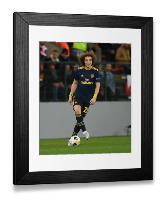 Framed Print : Arsenal's David Luiz in Action: Standard Liege vs Arsenal, UEFA Europa League (December 2019) Framed Print : Arsenal's David Luiz in Action: Standard Liege vs Arsenal, UEFA Europa League (December 2019)