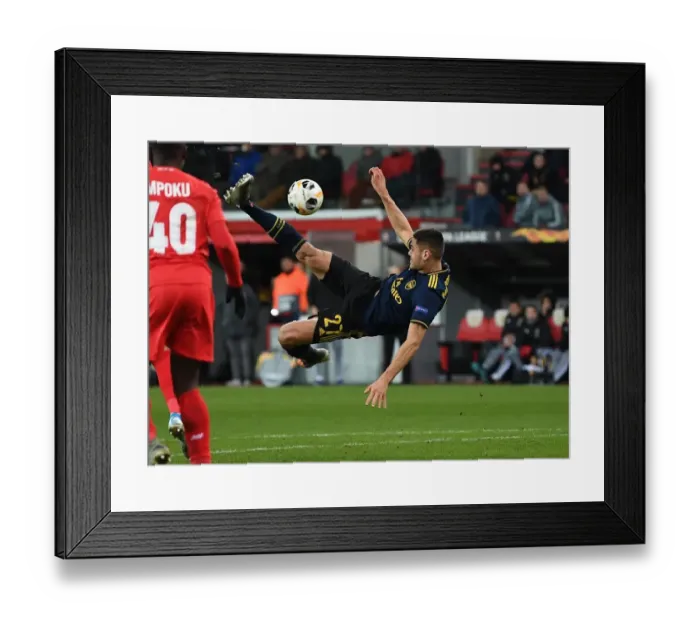 Framed Print : Arsenal's Mavropanos in Action: Standard Liege vs. Arsenal, UEFA Europa League (December 2019) Framed Print : Arsenal's Mavropanos in Action: Standard Liege vs. Arsenal, UEFA Europa League (December 2019)