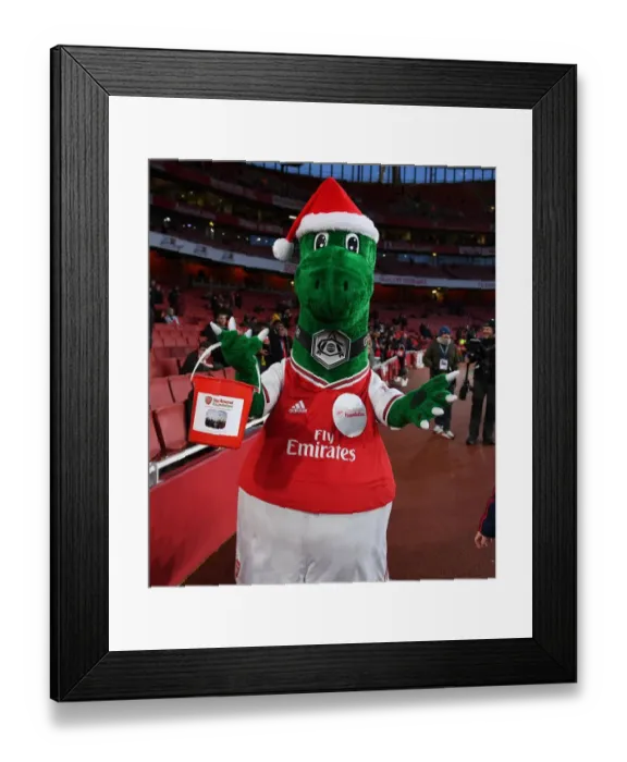 Framed Print : Gunner Arsenal Foundation bucket collectors