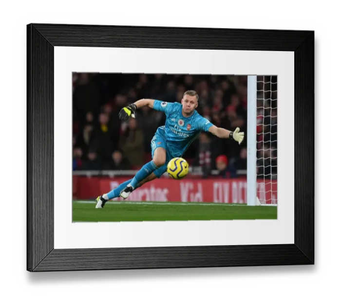 Framed Print : Arsenal vs Manchester City: Bernd Leno's Premier League Showdown at Emirates Stadium (2019-20) Framed Print : Arsenal vs Manchester City: Bernd Leno's Premier League Showdown at Emirates Stadium (2019-20)
