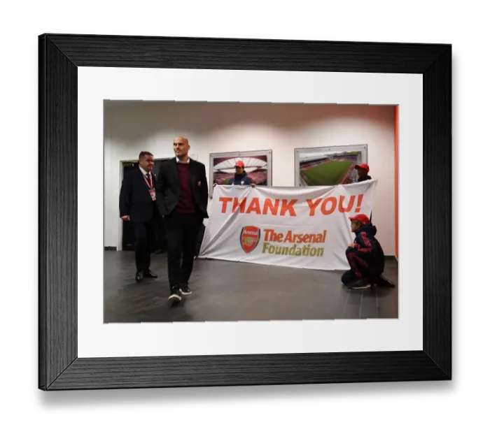 Framed Print : Arsenal's Interim Manager Freddie Ljungberg Faces Manchester City in Premier League Showdown