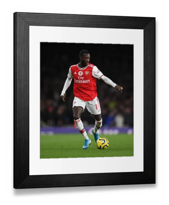 Framed Print : Arsenal vs Manchester City: Pepe in Action at the Emirates Stadium (2019-20 Premier League) Framed Print : Arsenal vs Manchester City: Pepe in Action at the Emirates Stadium (2019-20 Premier League)