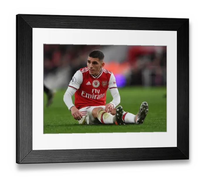 Framed Print : Arsenal's Lucas Torreira Faces Manchester City in the Premier League Framed Print : Arsenal's Lucas Torreira Faces Manchester City in the Premier League