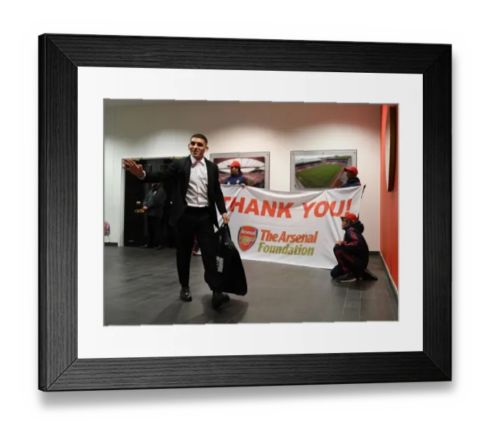 Framed Print : Arsenal's Lucas Torreira Prepares for Manchester City Showdown (Arsenal v Manchester City, Premier League 2019-20)