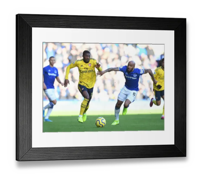 Framed Print : Maitland-Niles vs. Delph: Premier League Battle - Everton vs. Arsenal (December 2019) Framed Print : Maitland-Niles vs. Delph: Premier League Battle - Everton vs. Arsenal (December 2019)