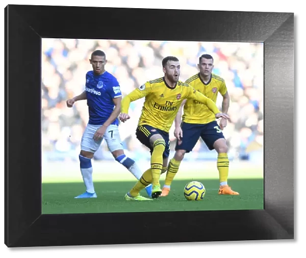 Calum Chambers in Action: Everton vs Arsenal, Premier League 2019-20
