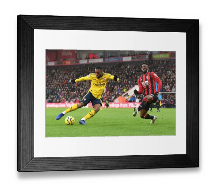 Framed Print : Arsenal vs. AFC Bournemouth: Premier League Battle at Vitality Stadium (December 2019)
