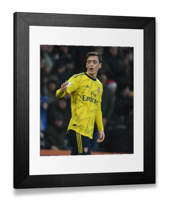 Framed Print : Mesut Ozil in Action: Arsenal vs. AFC Bournemouth, Premier League 2019-20