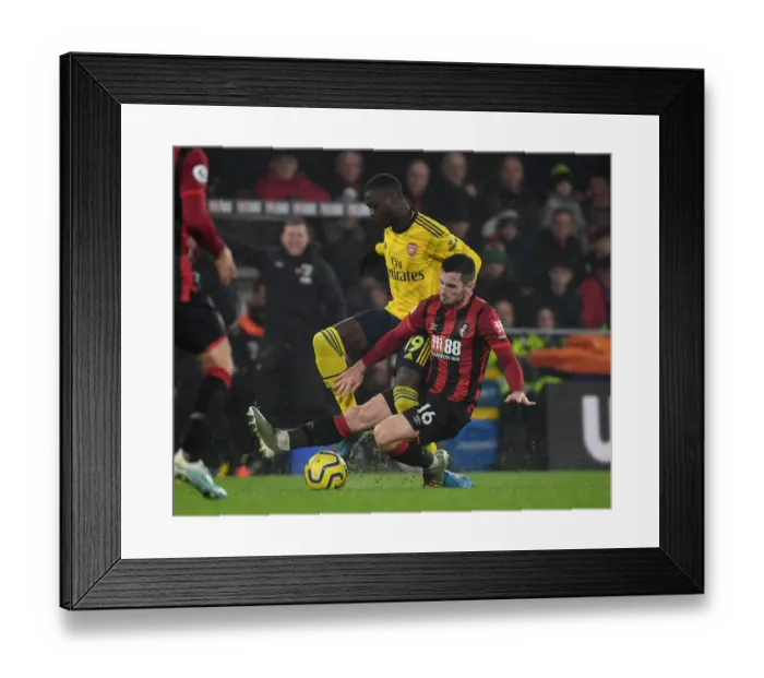 Framed Print : Pepe Foul: AFC Bournemouth vs. Arsenal, Premier League (December 2019)