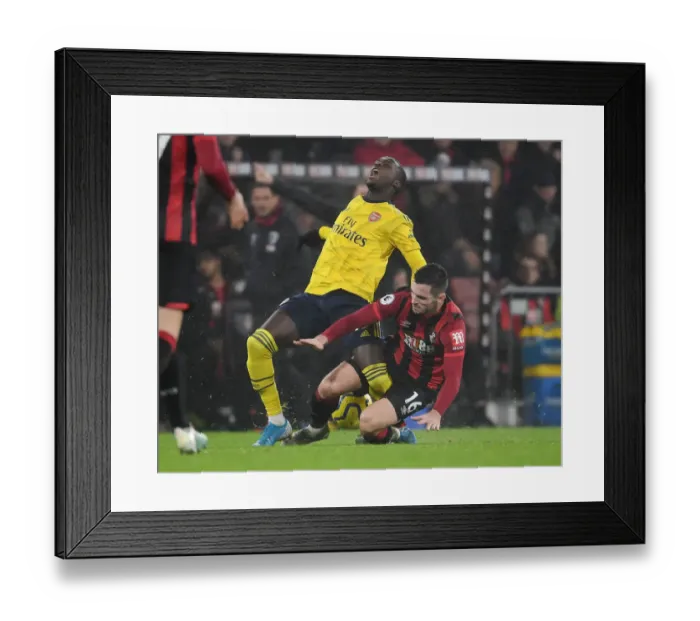 Framed Print : Pepe Fouls Cook: AFC Bournemouth vs. Arsenal FC Clash (December 2019) Framed Print : Pepe Fouls Cook: AFC Bournemouth vs. Arsenal FC Clash (December 2019)