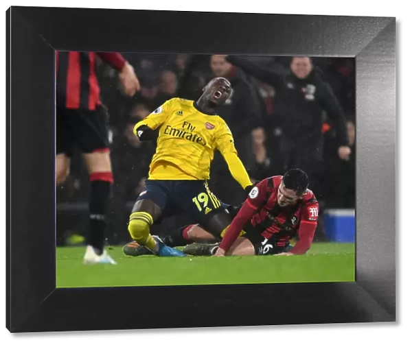 Pepe Foul: Nicolas Pepe Victimized by Lewis Cook in AFC Bournemouth vs. Arsenal FC (December 2019)