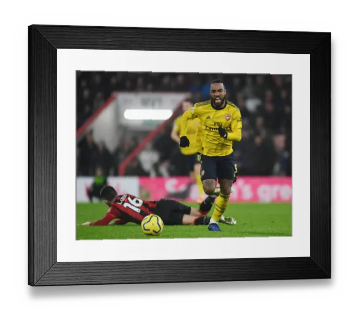 Framed Print : Alexis Lacazette's Sneaky Move: Arsenal's Win Against Bournemouth (December 2019) Framed Print : Alexis Lacazette's Sneaky Move: Arsenal's Win Against Bournemouth (December 2019)