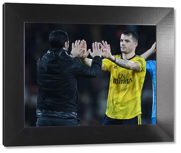 Arsenal's Victory at Bournemouth: Mikel Arteta Consoles Granit Xhaka