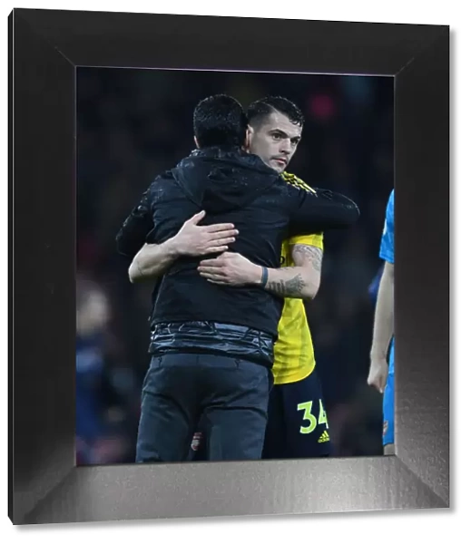 Mikel Arteta Consoles Distressed Granit Xhaka: A Moment of Comfort After Arsenal's Win at Bournemouth