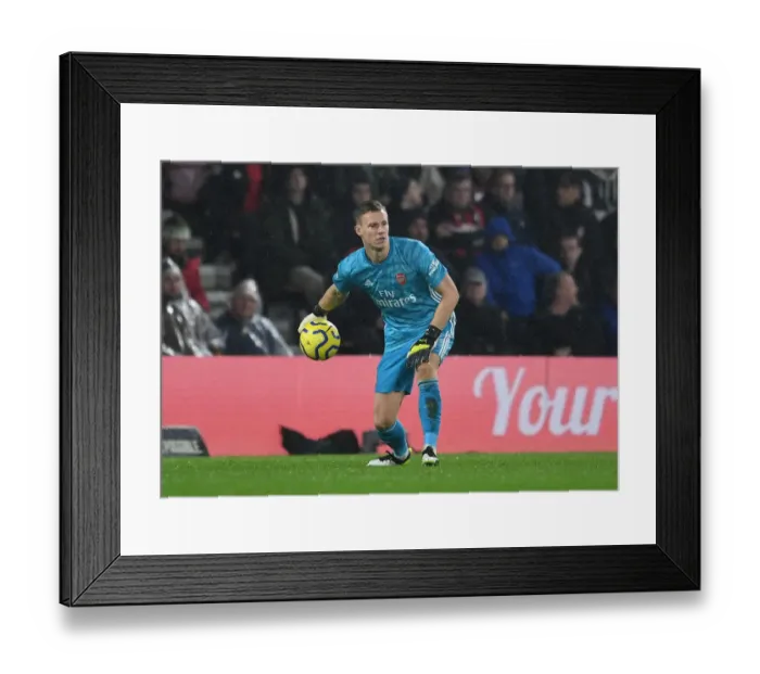 Framed Print : Arsenal's Bernd Leno in Action against AFC Bournemouth (2019-20) Framed Print : Arsenal's Bernd Leno in Action against AFC Bournemouth (2019-20)