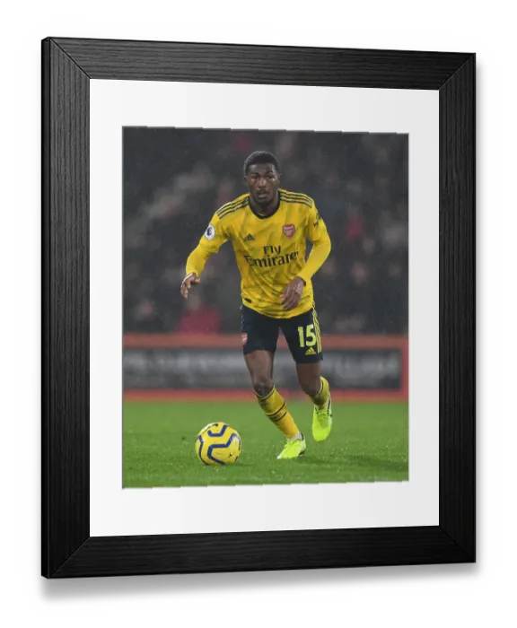 Framed Print : Ainsley Maitland-Niles in Action: AFC Bournemouth vs. Arsenal FC, Premier League 2019-20