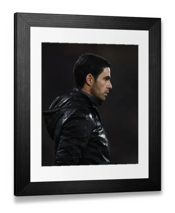 Framed Print : Arsenal's Premier League Battle: Mikel Arteta at AFC Bournemouth (December 2019)