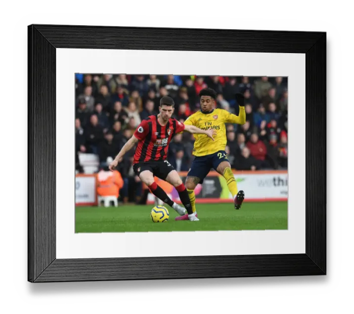 Framed Print : Reiss Nelson Closes In: AFC Bournemouth vs Arsenal FC, Premier League 2019-20 Framed Print : Reiss Nelson Closes In: AFC Bournemouth vs Arsenal FC, Premier League 2019-20
