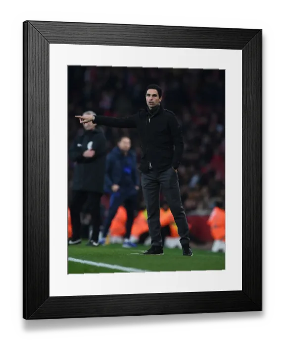 Framed Print : Mikel Arteta's Arsenal vs. Chelsea Showdown in the Premier League