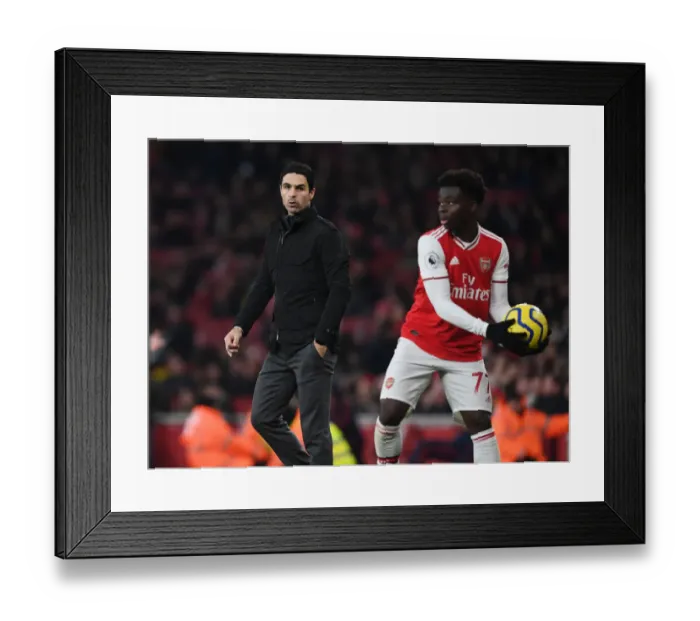 Framed Print : Mikel Arteta's Arsenal vs. Chelsea Showdown: Premier League Clash at Emirates Stadium