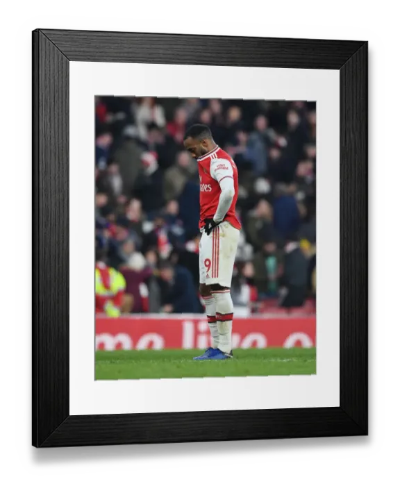 Framed Print : Arsenal's Alex Lacazette Faces Off Against Chelsea in Premier League Showdown Framed Print : Arsenal's Alex Lacazette Faces Off Against Chelsea in Premier League Showdown