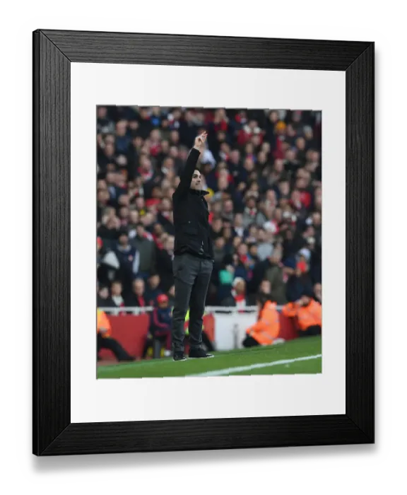 Framed Print : Mikel Arteta's Arsenal vs. Chelsea: Premier League Clash at Emirates Stadium