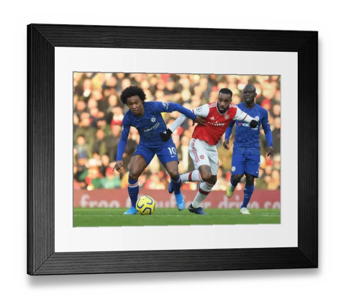 Framed Print : Lacazette vs. Willian: A Strategic Showdown at the Emirates - Arsenal vs. Chelsea, Premier League Framed Print : Lacazette vs. Willian: A Strategic Showdown at the Emirates - Arsenal vs. Chelsea, Premier League