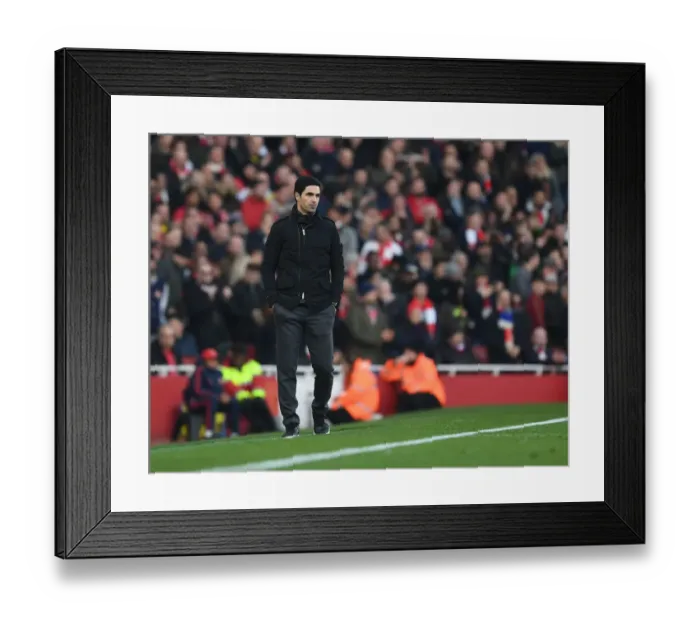 Framed Print : Arsenal vs. Chelsea: Mikel Arteta Goes Head-to-Head in Premier League Showdown