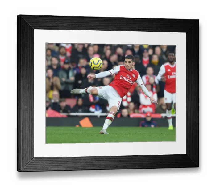 Framed Print : Arsenal's Lucas Torreira Faces Off Against Chelsea in Premier League Clash Framed Print : Arsenal's Lucas Torreira Faces Off Against Chelsea in Premier League Clash