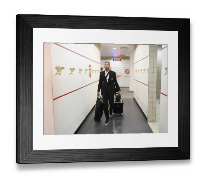 Framed Print : Arsenal's Aubameyang Faces Off Against Chelsea in Premier League Showdown Framed Print : Arsenal's Aubameyang Faces Off Against Chelsea in Premier League Showdown