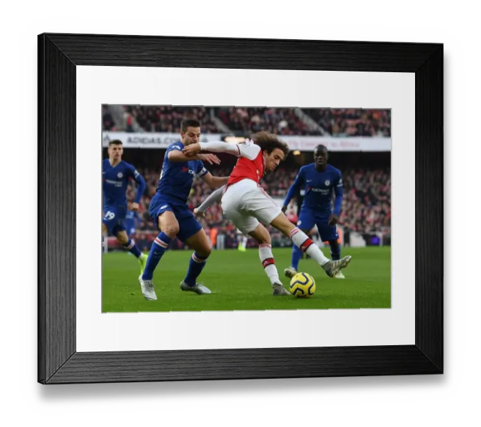 Framed Print : Guendouzi vs. Azpilicueta: A Footballing Battle at the Emirates - Arsenal vs. Chelsea (2019-20) Framed Print : Guendouzi vs. Azpilicueta: A Footballing Battle at the Emirates - Arsenal vs. Chelsea (2019-20)