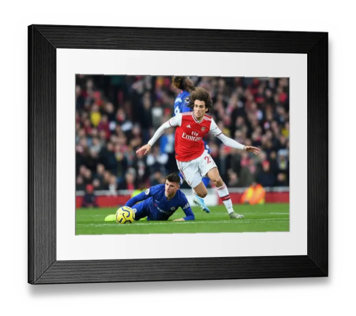 Framed Print : Matteo Guendouzui (Arsenal) Mason Mount (Chelsea)