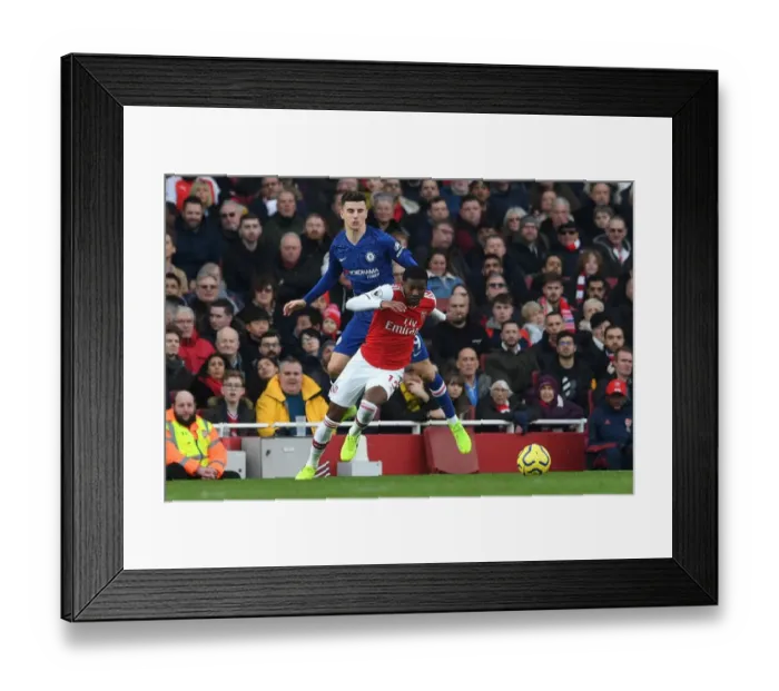 Framed Print : Arsenal vs. Chelsea: Clash at Emirates Stadium, Premier League, December 2019
