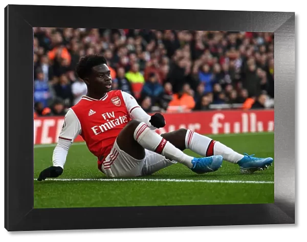Arsenal's Bukayo Saka in Action: Arsenal vs. Chelsea, Premier League 2019-20