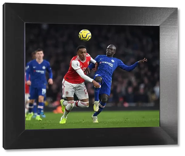 Arsenal vs. Chelsea: Intense Clash between Joe Willock and N'Golo Kante in the Premier League