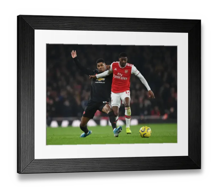 Framed Print : A Battle of Wings: Maitland-Niles vs Rashford - Arsenal vs Manchester United Clash in the Premier League Framed Print : A Battle of Wings: Maitland-Niles vs Rashford - Arsenal vs Manchester United Clash in the Premier League