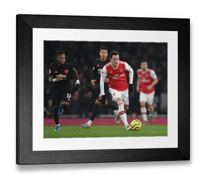 Framed Print : Mesut Ozil in Action: Arsenal vs Manchester United, Premier League 2019-20, Emirates Stadium Framed Print : Mesut Ozil in Action: Arsenal vs Manchester United, Premier League 2019-20, Emirates Stadium